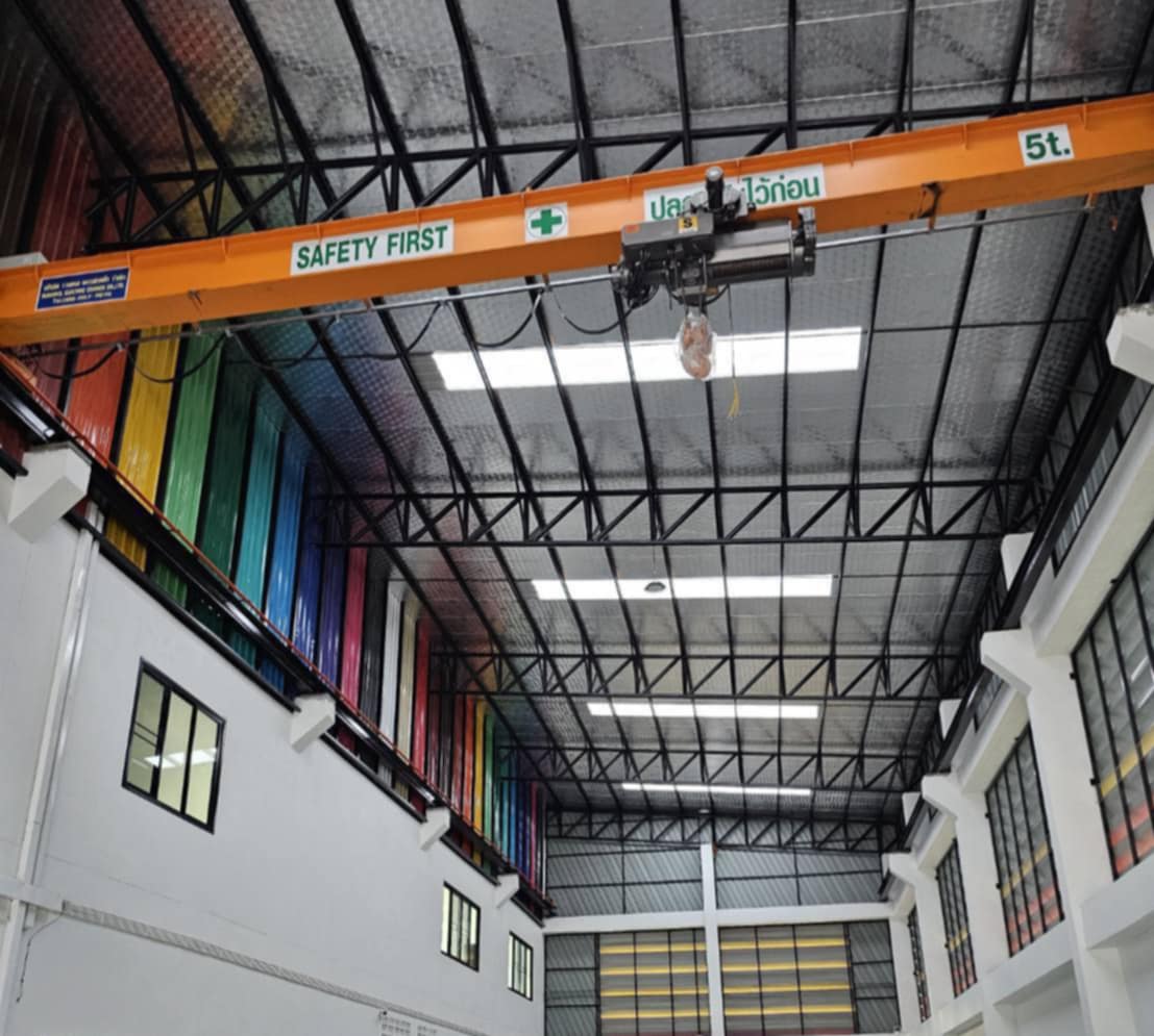 ติดตั้งเครนโรงงาน